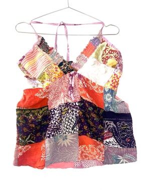 Jaded Gypsy Halter Tank Top with stretchy back NWT size L/XL